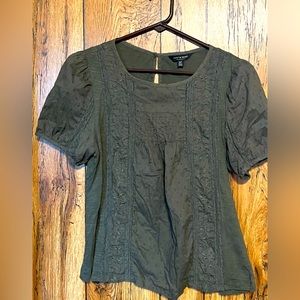 Olive green Lucky Brand top size small